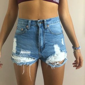 Jean shorts